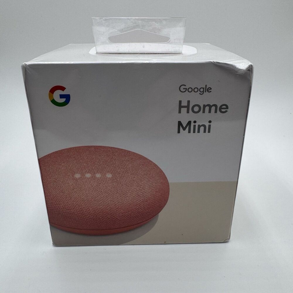 Google Home Mini Coral Smart Speaker Voice Control Bluetooth Wi-Fi GA00217-US
